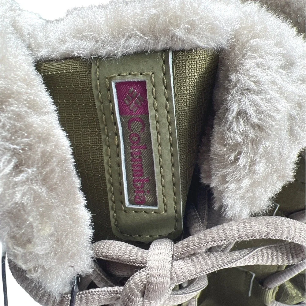 Columbia Minx Shorty III Winter Boot Size 11 Nori Green Waterproof Insulated NWT